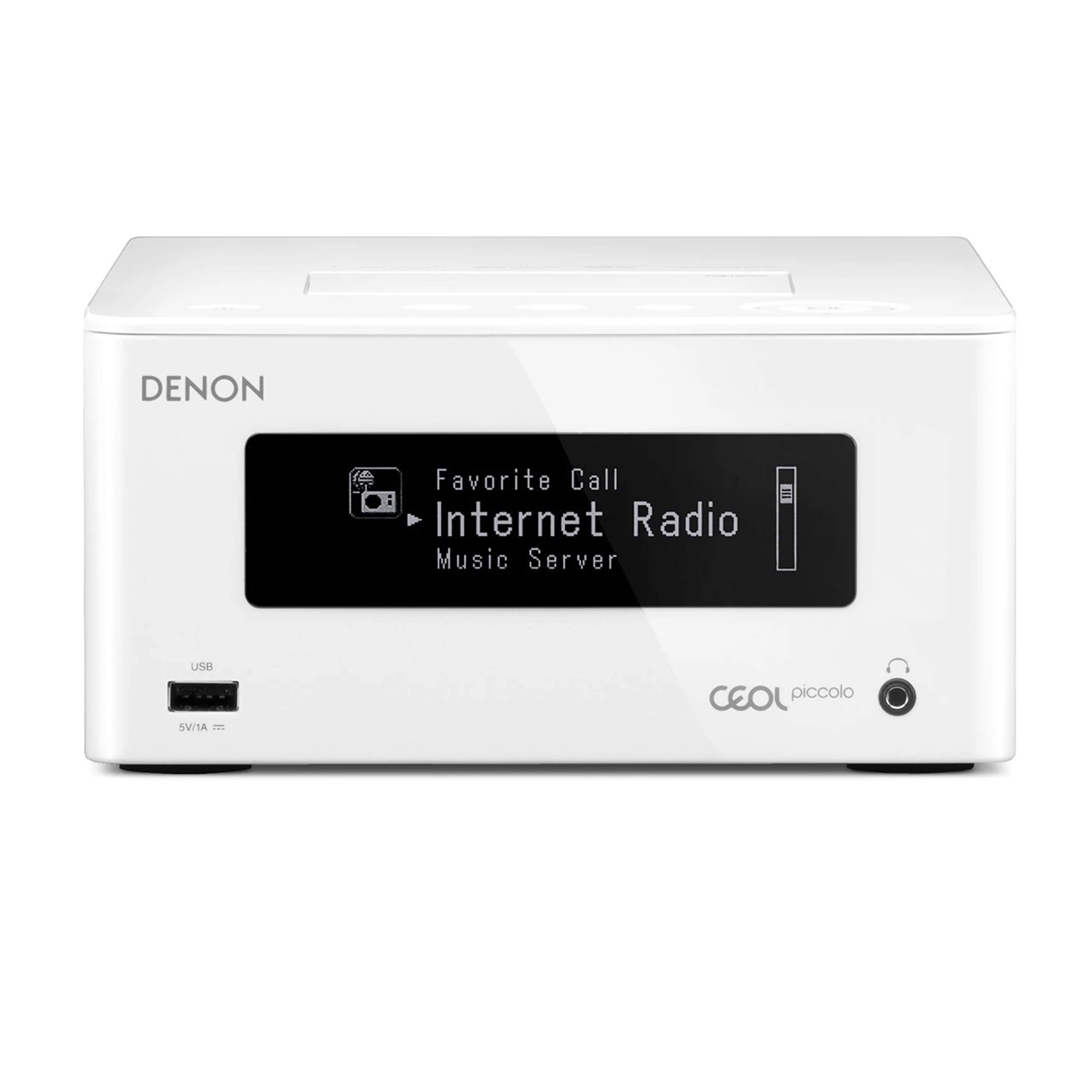 Denon CEOL Piccolo DRA-N5 - Network Stereo Receiver (White) - Tecnifi
