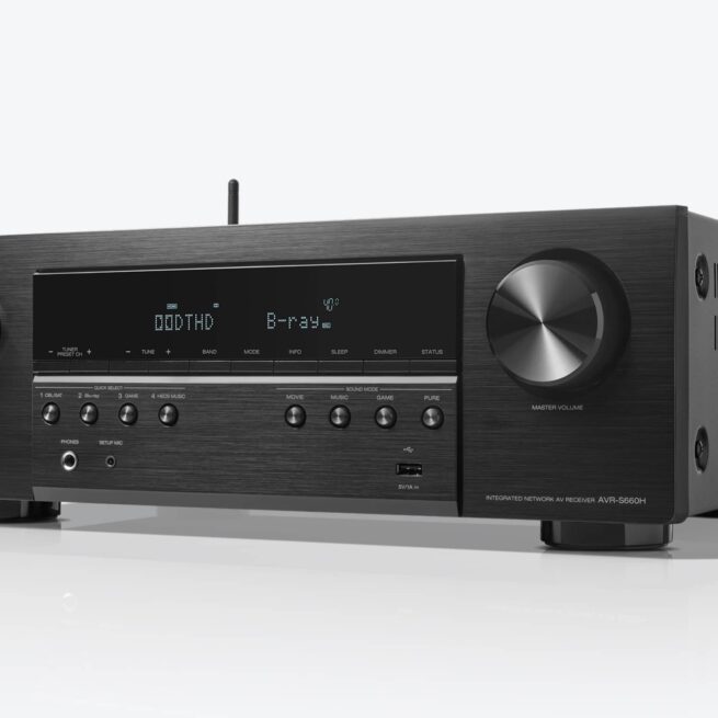 Denon AVR-S660H 5.2ch 8K AV Receiver With Voice Control And HEOS® Built ...