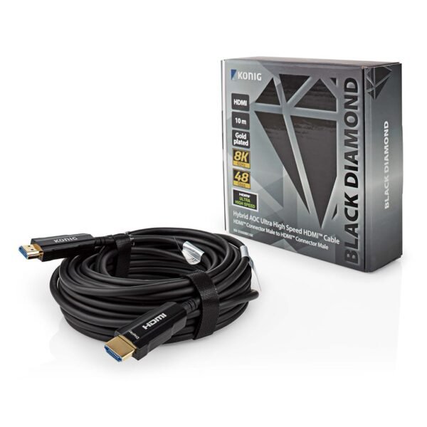 Konig 8K HDMI 2.1 AOC Cable 10 Meter (KN35000BK100)