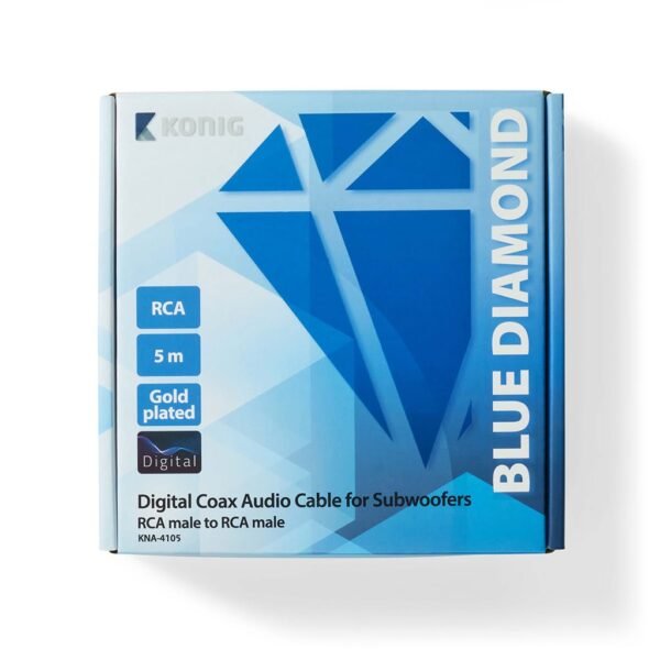 Konig OFC Subwoofer Cable 5 Meter [KNA4105]