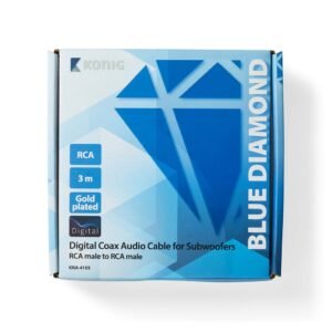 Konig OFC Subwoofer Cable 3 Meter (KNA4103)