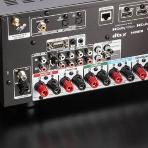 Denon AVR-X2800H back view