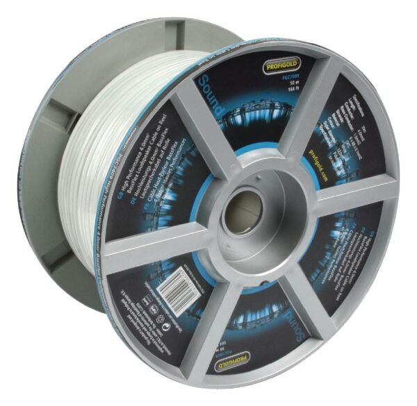 Profigold B.Flex 2X4.0mm² Spk Reel – White(PGC7409)
