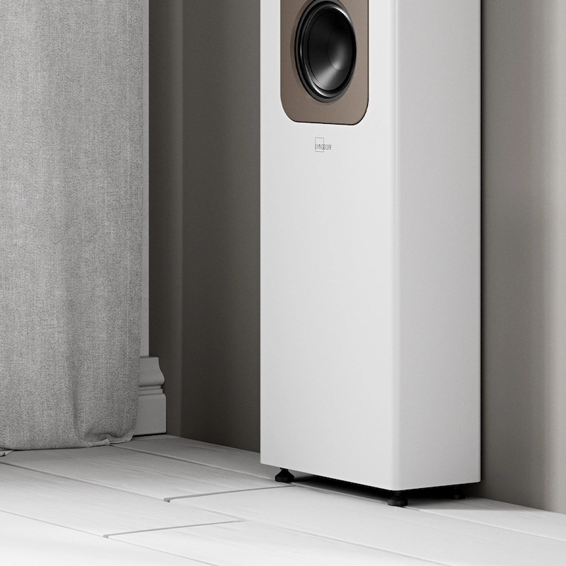 FR-2 speaker placed hugging the wall