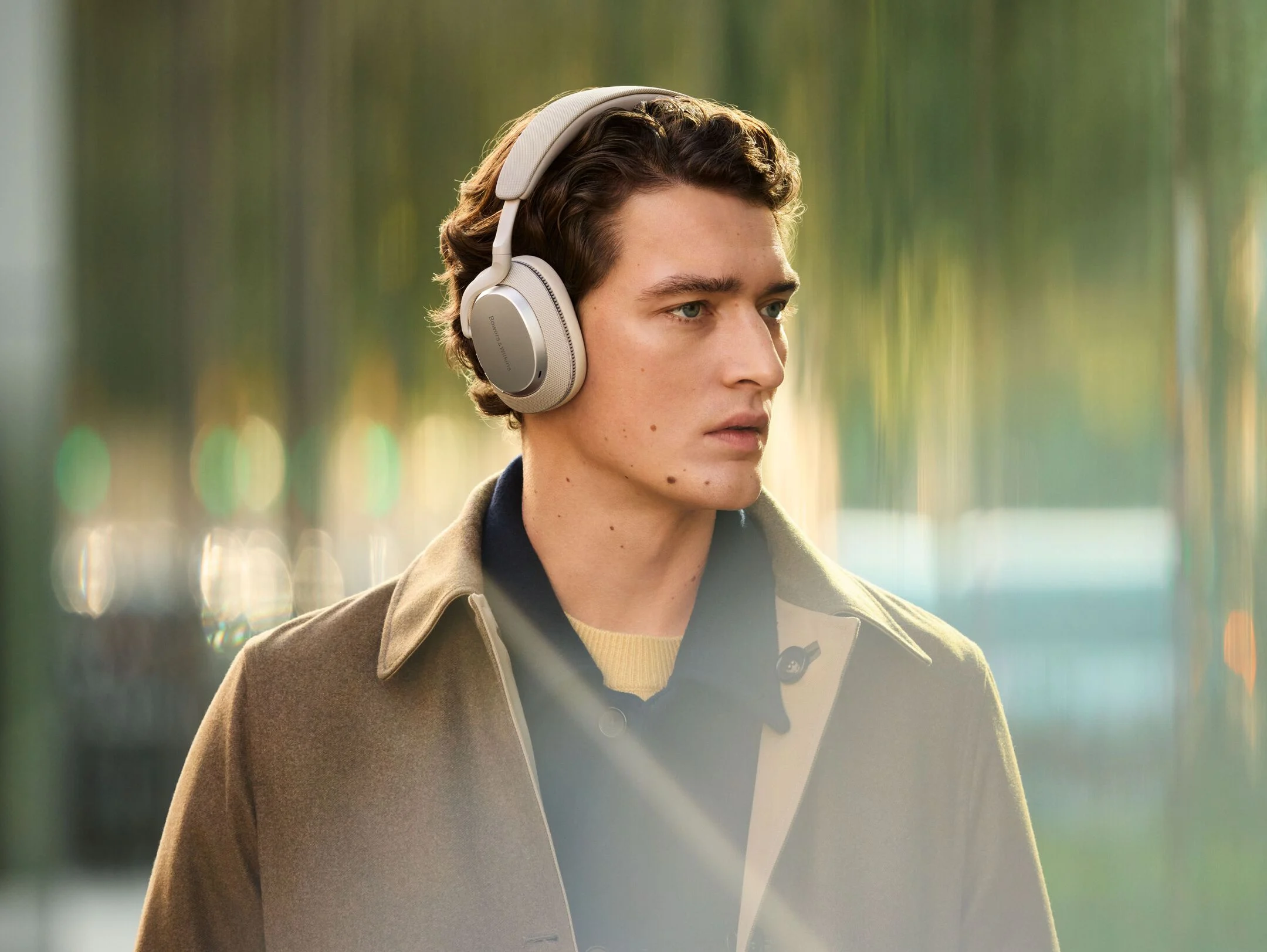 Guy wearing headphones